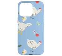 Cute Farmhouse Chicken Pattern with Country Cottage Style Carcasa para iPhone 15 Pro MAX