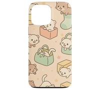 Cute Ferret Cartoon Kawaii Pastel Animal Playtime Art Carcasa para iPhone 13 Pro MAX