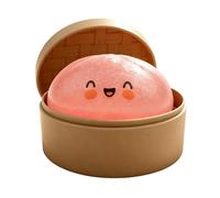 Cute Fidget Dumpling Toy Stress Relief Squeeze Toy Soft PP Handheld Calming Tool For Kids Teens Adults Office Classroom Travel Relax Focus Party Favor Gift