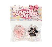 Cute Fidget Toys, Cat Paw Squeeze, Animal Toy with Soft Texture, Pocket Game with Stress Relief, Party Favor Supplies, for Offices Classroom Relaxation Study Waiting Rooms