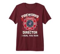 Cute Firework Director I Run You 4 de Julio 250 Año Boom Team Camiseta Premium