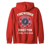 Cute Firework Director I Run You 4 de Julio 250 Año Boom Team Sudadera con Capucha