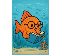 Cute Fish Notebook: Wide ruled journal for everyone who wants to capture thoughts and being creative