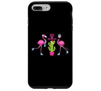 Cute Flamingo Around Christmas Tree Lights Graphic Designs Carcasa para iPhone 7 Plus/8 Plus
