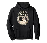 Cute Floral Goat Mom Homestead Farmer Mother Sudadera con Capucha