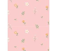 Cute Floral Lined Notebook - 150 Pages | 6x9 Inch | College Ruled | For Journaling, School, Notes, Office Use: A Simple Aesthetic Journal/Diary for Daily Writing, Mind Dumping, Goal Tracking & More