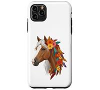 Cute Floral Wild Horse Country Love Horse Riding Women Girls Carcasa para iPhone 11 Pro MAX