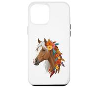 Cute Floral Wild Horse Country Love Horse Riding Women Girls Carcasa para iPhone 12 Pro MAX