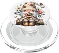Cute Flower GNOME In Summer Boho Dress Monarch Butterfly PopSockets PopGrip para MagSafe
