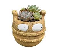 Cute Flower Pots, Facial Expression Modern Resin Desk Decor, Cactus Planter Funny Pots For Plants, Garden Decor Accessory, Flower Pot's with Creative Design For Home Bedroom Kitchen Farmhouse Indoor