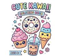 Cute Food Coloring Book For Kids