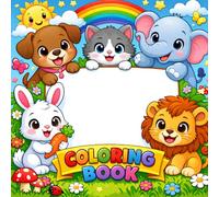 Cute Forest Animals Coloring Book for Kids: Fun and Easy Animal Coloring Pages Featuring Forest, Farm, and Ocean Animals (Happy Animal Coloring Books)