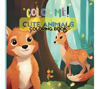 Cute Forest Animals: its a coloring book contains cute different animals in different backgrounds.