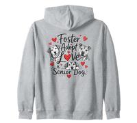 Cute Foster Adopt Love Senior Dog Rescue Sudadera con Capucha