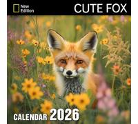 Cute Fox Calendar 2026: Witness sly beauty and clever antics across changing landscapes