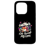 Cute Fox Camera Lens Photography - Life Through My Lens Carcasa para iPhone 15 Pro