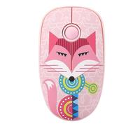 Cute Fox Cartoon Mini Wireless Game Mouse - 3 Key & 3D Design with 1500 DPI for Laptop & Notebook - Portable & Stylish