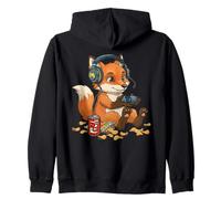 Cute Fox - Controlador de Videojuegos, Consola de PC, Nerd Sudadera con Capucha