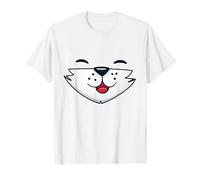 Cute Fox Face Illustration Fox Costume Picture Animal Camiseta