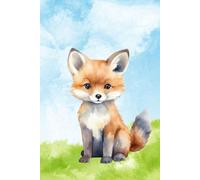 Cute Fox Notebook: 6x9 inch notebook
