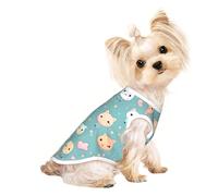 Cute Fox Pet - Camiseta transpirable sin mangas M para perros y gatos pequeños, suave, cómoda y elegante