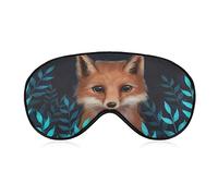 Cute Fox Sleep Eye Mask Cute Blindfold Eye Covers Eyeshade para Mujeres Hombres Regalos