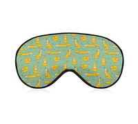 Cute Fox Sleep Eye Mask Soft Sleep Cover Blindfold Sleeping Mask Cover para dormir viajes