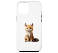 Cute Fox Theme Illustration Animal Lover Carcasa para iPhone 12 Pro MAX