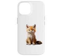 Cute Fox Theme Illustration Animal Lover Carcasa para iPhone 14