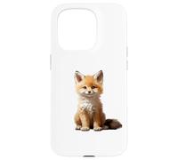 Cute Fox Theme Illustration Animal Lover Carcasa para iPhone 15 Pro