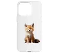 Cute Fox Theme Illustration Animal Lover Carcasa para iPhone 15 Pro MAX