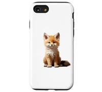 Cute Fox Theme Illustration Animal Lover Carcasa para iPhone SE (2020) / 7/8