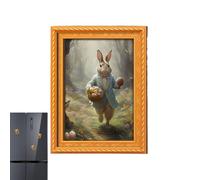 Cute Fridge Magnets - Funny Decorative Magnetic Decor | Funny Wooden Fridge Magnets,for Easter Christmas Home Kitchen Office Cabinets Classroom Whiteboard Notes Calendar