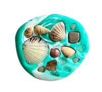 Cute Fridge Magnets, Round Fridge Magnets, Delicate Sea Shells Refrigerator Magnet, Cute Magnets, Refrigerator Locker Fridge Magnets, Easy To Use, Portable for Classroom, Kitchen