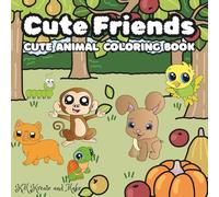 Cute Friends: Animal Coloring Book