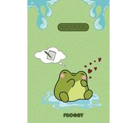 Cute Frog Aesthetic Lined Notebook: Cottagecore Froggy Journal: 100 pages, 6x9 in. Wide College Ruled Composition Book for School, Teen Note Taking, ... Student Supplies, Kawaii Animals Diary Gift