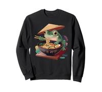 Cute Frog Eating Ramen Japanese Noodles Men Women Kids Sudadera