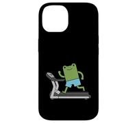 Cute Frog Funny Fitness Gym Workout Weightlifting Carcasa para iPhone 14