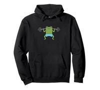 Cute Frog Funny Fitness Gym Workout Weightlifting Sudadera con Capucha