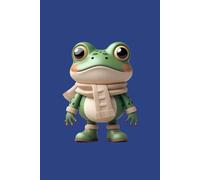 Cute Frog in Scarf & Boots | Lined Notebook for Kids: Fun and Whimsical Journal for Writing, Notes, and Creativity