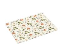 Cute Frog Mushroom 1 - Tapete de secado de platos grande para encimera de cocina, tapete de secado de microfibra absorbente de 18 x 24 pulgadas para encimera de cocina, tapete antideslizante con lazo
