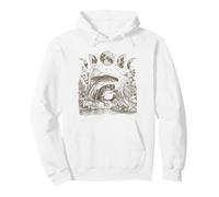 Cute Frog Mushroom Moon Witchy Fairy Grunge Vintage Graphic Sudadera con Capucha