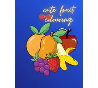 cute fruit colouring book