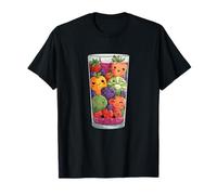 Cute Fruit Friends - Vaso de batido con Caras Felices Camiseta