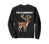 Cute Funny caribous Animals Little Simple I'm a Caribou Sudadera