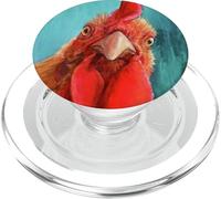 Cute Funny Chicken Lady Design Gift For Moms of Flocks PopSockets PopGrip para MagSafe