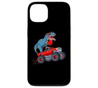 Cute Funny Dinosaur T-Rex Dino Monster Truck Hearts Carcasa para iPhone 13
