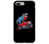 Cute Funny Dinosaur T-Rex Dino Monster Truck Hearts Carcasa para iPhone 7 Plus/8 Plus