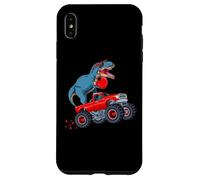 Cute Funny Dinosaur T-Rex Dino Monster Truck Hearts Carcasa para iPhone XS Max