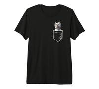 Cute Funny Happy Pocket Westie Dog Lover Camiseta Premium